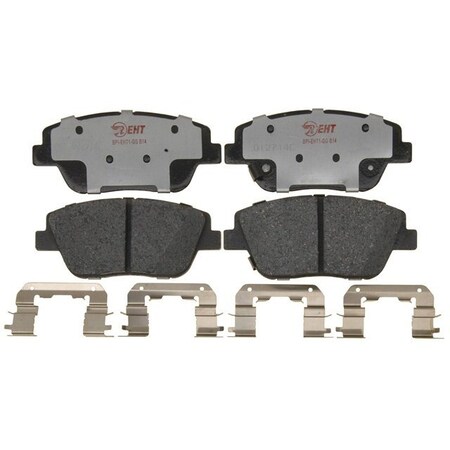 R/M Brakes BRAKE PADS OEM OE Replacement Hybrid Technology Includes Mounting Hardware EHT1444H